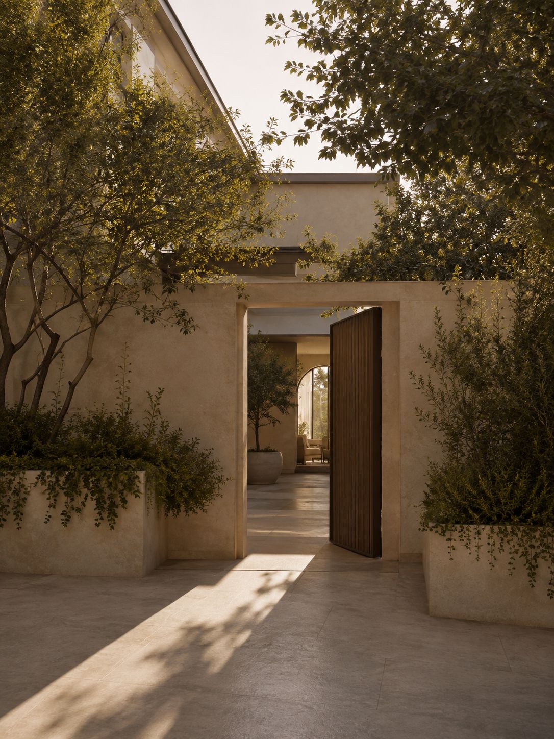 A private residence considered outside the public market